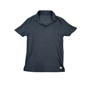 Vuori Strato Tech Polo Shirt Men's Small V188 Performance Stretch Grey Soft Golf